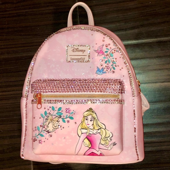 loungefly sleeping beauty mini backpack